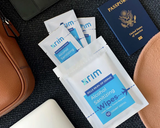 Travel Sanitizing Wipes | 10 Count (1 Pack of 10)