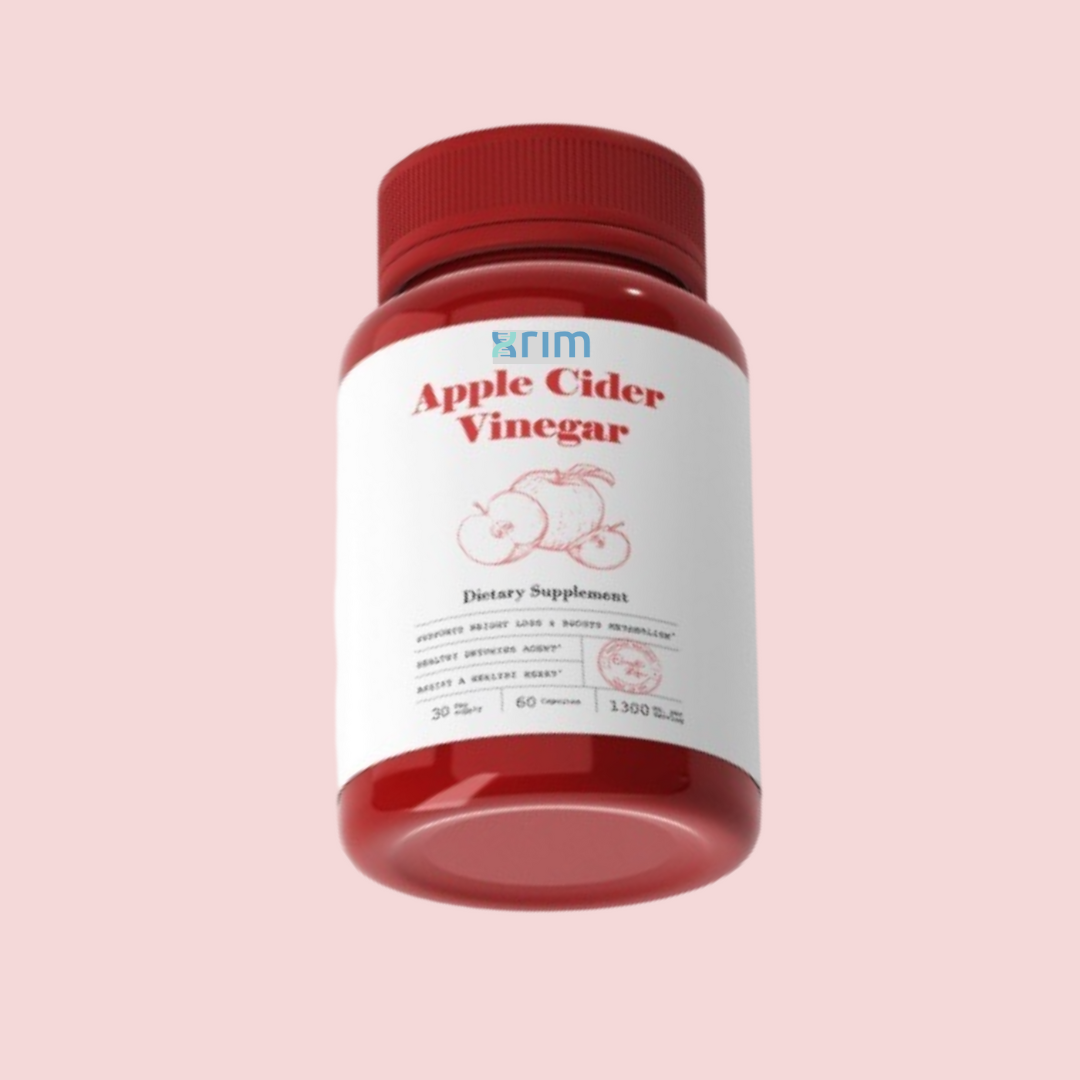 Apple Cider Vinegar Capsules 60 Ct - 1300 mg per serving