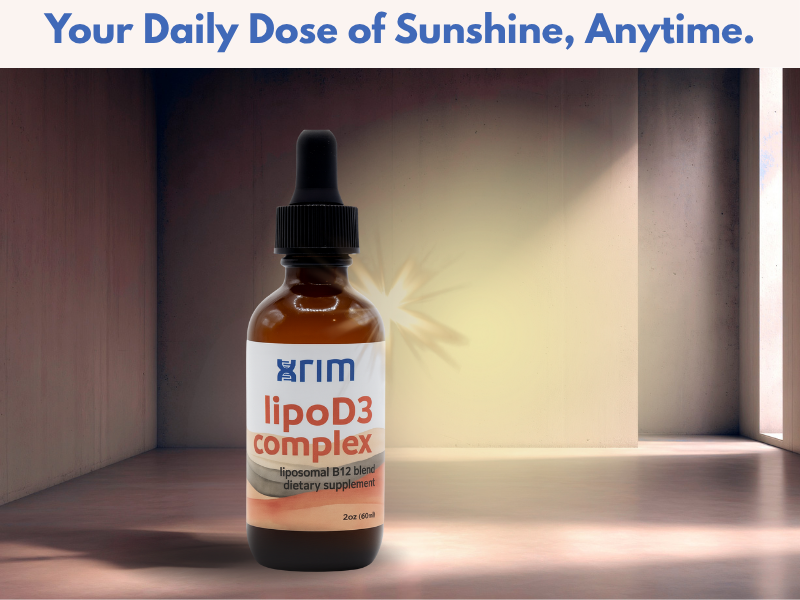 LipoD3 Complex – Liposomal Vitamin D3 5000 IU + K2, Selenium & CoQ10 | High Absorption Liquid Supplement – 60 Servings (2 bottles)