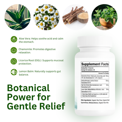 xrim Reflux Inhibitor - Natural Digestive Supplement for Stomach Comfort, Acid Balance & Nutrient Absorption - Betaine HCI with Pepsin - Vegan, Gluten Free & Non GMO - 180 Capsules (2 BOTTLES)