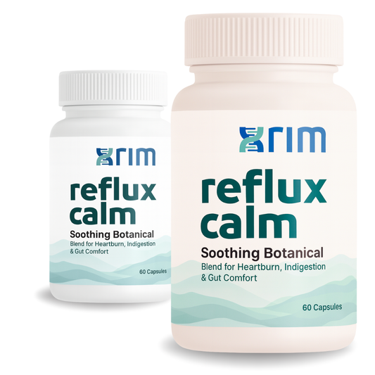 xrim Reflux Inhibitor - Natural Digestive Supplement for Stomach Comfort, Acid Balance & Nutrient Absorption - Betaine HCI with Pepsin - Vegan, Gluten Free & Non GMO - 180 Capsules (2 BOTTLES)